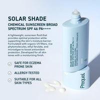 Thumbnail for Prequel Skin Solar Shade - Moisturizing Face Sunscreen SPF 46 PA++++ Broad Spectrum UV Protection. Hydrating Sunblock for Dry Skin. Lightweight Travel Size Sun Protection, 1.7oz