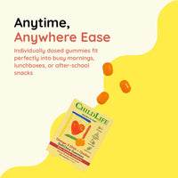 Thumbnail for CHILDLIFE ESSENTIALS Omega-3 DHA + Choline SoftChew Gummies for Kids - Omega 3 & DHA Gummies with Choline, Fish Oil for Babies, Toddlers & Children - Natural Passion Fruit, 27 Tablets
