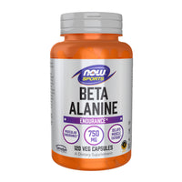 Thumbnail for NOW Foods Sports Nutrition, Beta-Alanine 750 mg, Delays Muscle Fatigue*, Endurance*, 120 Veg Capsules