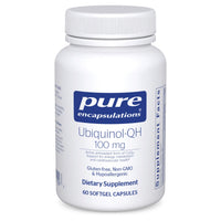 Thumbnail for Pure Encapsulations Ubiquinol-QH - 100 mg CoQ10 - Supports Energy Metabolism & Heart Health* - Coenzyme Antioxidants Supplement - Non-GMO - 60 Softgel Capsules