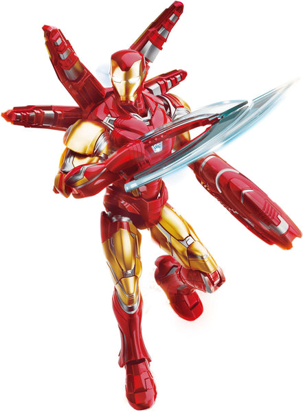 BLOKEES - Champion Class Marvel Infinity Saga - Iron Man - 149-Piece Articulated Model Kit - Assembly Required - No Tools - No Cutting - No Glue - No Paint - Age 14+