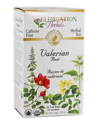 Thumbnail for Celebration Herbals Tea Valerian Root Organic -- 24 Herbal Tea Bags