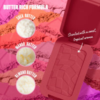 Thumbnail for NYX PROFESSIONAL MAKEUP Buttermelt Powder Blush, Fade and Transfer-Resistant Blush, Up to 12HR Make Up Wear, Vegan Formula - Back And Butta