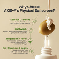 Thumbnail for AXIS-Y Complete No-Stress Physical Sunscreen V3 - SPF 50 Mineral Face Sunscreen Moisturizer with 2% Niacinamide, Zinc Oxide for Broad Spectrum Sun Care - Vegan Korean Skin Care -1.69 fl. oz.