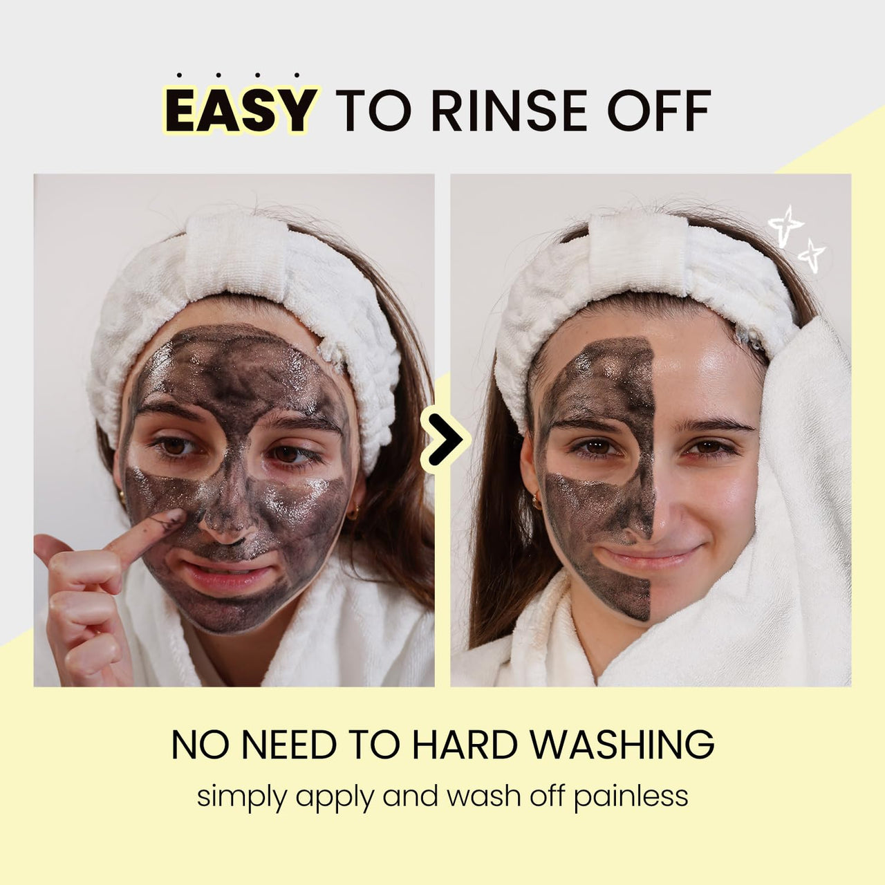 coxir BLACK RICE TXA PORE PURIFYING MASK l Tranexamic Acid, 3-in-1 Detox Serum Mask l Pore, Cleansing, Toning l Hydrating Wash Off Mask for Blackhead, Korean Skin Care[50ml/1.69 fl.oz]