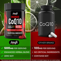 Thumbnail for High Absorption CoQ10 500MG - Co Q 10 Supplement 120 Softgels for Heart Health&Energy Production - Enhanced CoQ10 Nutritional Supplements with Coenzyme Q10 - Alternative to coq10 400mg softgels