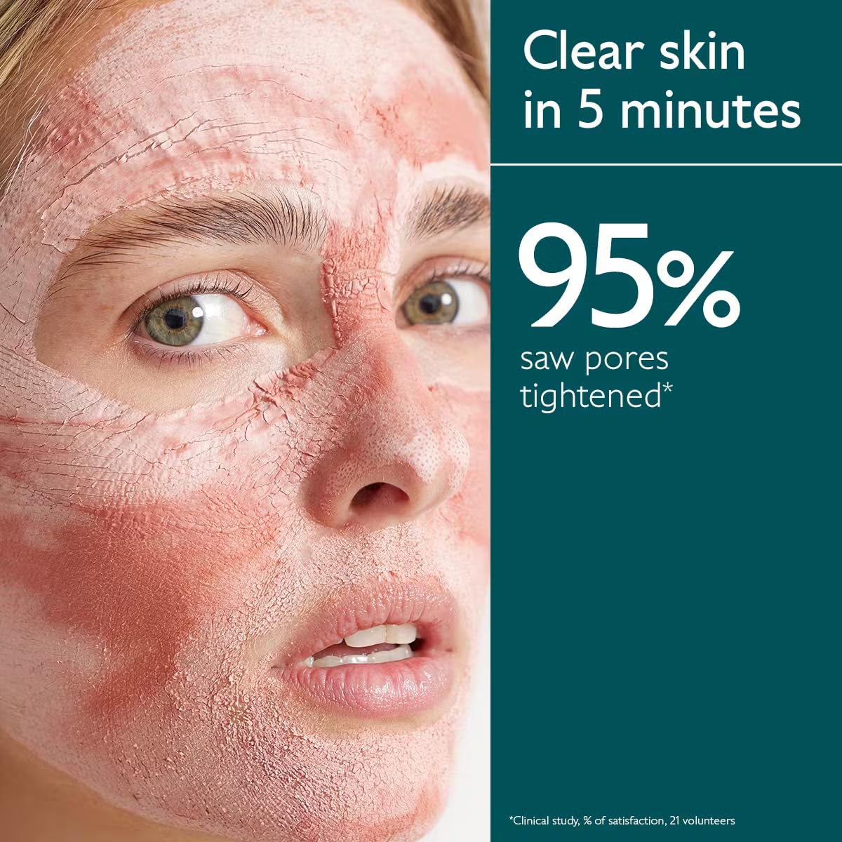 Caudalie Instant Detox Mask, Pore Minimizing Clay Mask, Visibly Eliminates Excess Sebum and Visibly Tightens Pores in as Little as 10 Minutes, 1.1 Fl Oz