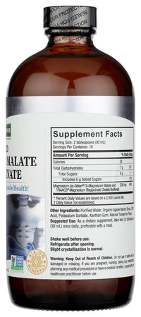 Thumbnail for Nature's Answer Liquid Magnesium Malate and Glycinate | Supports Healthy Bone & Muscle Function | Promotes Healthy Cardiovascular Function | Gluten-Free & Vegan 16oz