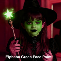 Thumbnail for MEICOLY Light Green Face Body PaintGreen Face Paint for St Patricks Day Accessories, Halloween Witch Makeup Elphaba Costume,Hunting Hulk Camo Face Paint for Adults Kids
