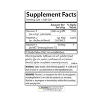 Thumbnail for Carlson - Vitamins A, D3, K2, 3000 mcg RAE Vitamin A, 125 mcg Vitamin D3, 90 mcg Vitamin K2 as MK-7, Bone Building, Calcium Utilization, 60 Soft Gels