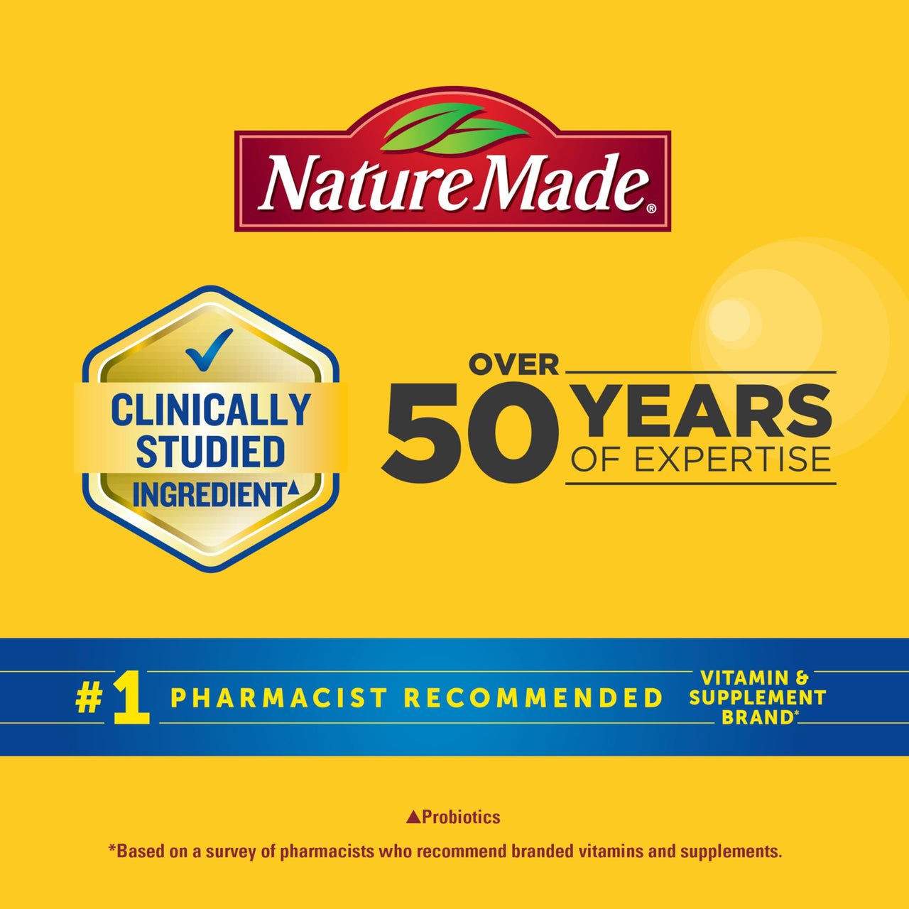 Nature Made Super Greens with Probiotic Capsules, Made with 1/2 Cup Veggies Per Serving + Probiotics for Digestive Health, 75 Capsules, 25 Day Supply