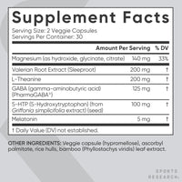 Thumbnail for Sports Research® Sleep Pack - Sleep Complex with Melatonin 5mg + Magnesium L-Threonate Capsules 2000mg + Ashwagandha