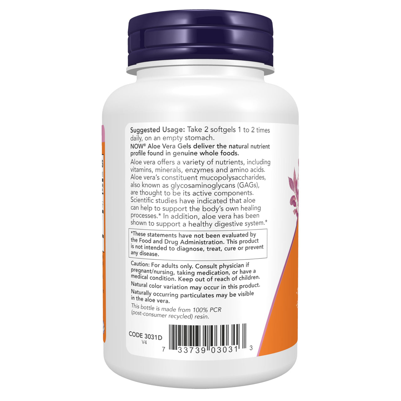 NOW Foods Supplements, Aloe Vera (Aloe barbadensis) 10,000 mg, Supports Digestive Health*, 250 Softgels