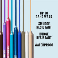 Thumbnail for Maybelline TattooStudio Long-Lasting Sharpenable Eyeliner Pencil, Glide on Smooth Gel Pigments with 36 Hour Wear, Waterproof, Smooth Walnut, 1 Count