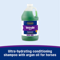Thumbnail for Farnam Vetrolin Bath, Ultra-Hydrating Argan Oil Conditioning Shampoo, Enhances Shine, Soothes Dry Skin, for Horses and Dogs, 64 oz.