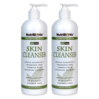 Thumbnail for NutriBiotic – Sensitive Skin Non-Soap Skin Cleanser, 16 Oz Twin Pack | with GSE (Citricidal) | pH Balanced, Hypoallergenic & Biodegradable | Free of Parabens, Sulfates, Dyes, Colorings & Fragrance