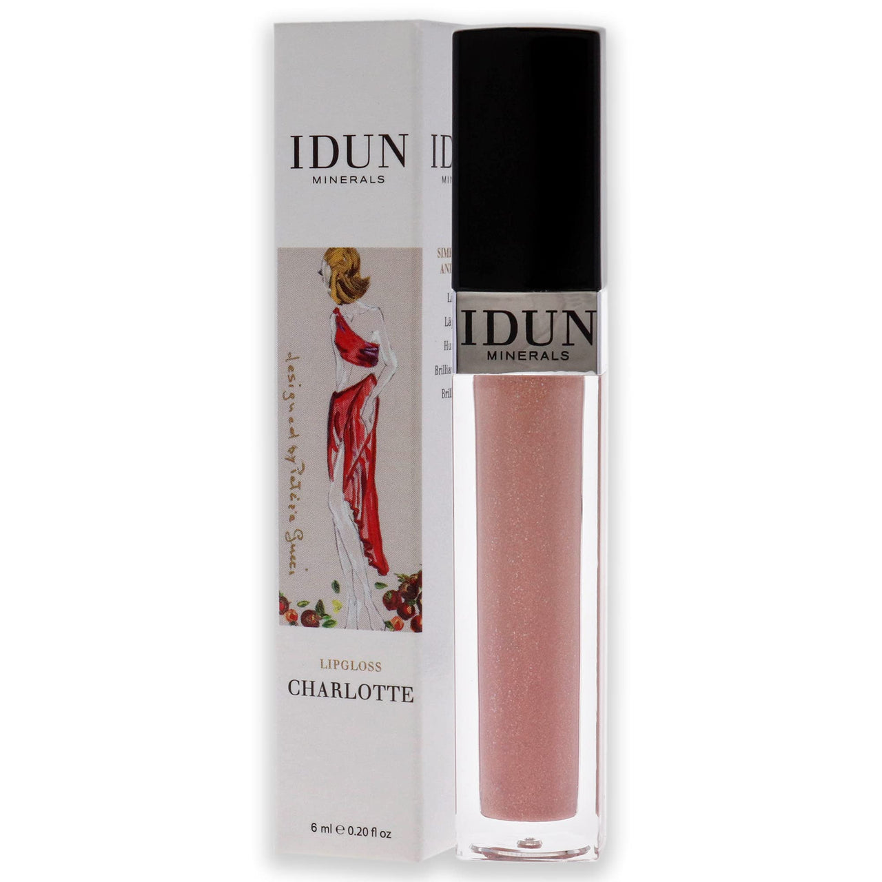 Lipgloss - 019 Charlotte by Idun Minerals for Women - 0.2 oz Lip Gloss