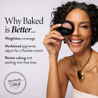 Thumbnail for LAURA GELLER NEW YORK Award-Winning Baked Balance-n-Brighten Color Correcting Powder Foundation - Sand - Buildable Light to Medium Coverage - Demi-Matte Natural Finish
