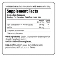 Thumbnail for Kyolic Aged Garlic Extract Formula 104, Cholesterol Health*, 200 Capsules