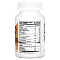 Thumbnail for California Gold Nutrition Chewable Multivitamins with Probiotics, Enzymes, Vitamin A and Vitamin C for Children, Assorted Fruit, 60 Vegetarian Tablets