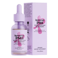 Thumbnail for Lemme PMS Hormone Balance for Women Liquid Drops, PMS & Mild Period Cramping Relief, 10-in-1 Herbal Blend with Raspberry Leaf, Dong Quai, Cramp Bark, Reishi & B2, Organic, Sugar-Free, 1 fl oz