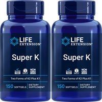 Thumbnail for Life Extension Super K, 150 Softgels (Pack of 2) with Vitamins K and K2