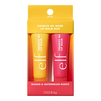 Thumbnail for e.l.f. Squeeze Me More Lip Balm Duo, Moisturizing Balm For A Sheer Tint Of Color, Made With Hyaluronic Acid, Vegan & Cruelty-Free, Mango & Watermelon