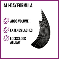 Thumbnail for Maybelline The Falsies Lash Lift Waterproof Mascara Volumizing, Lengthening, Lifting, Curling, Multiplying, Eye Makeup, Very Black, 1 Count