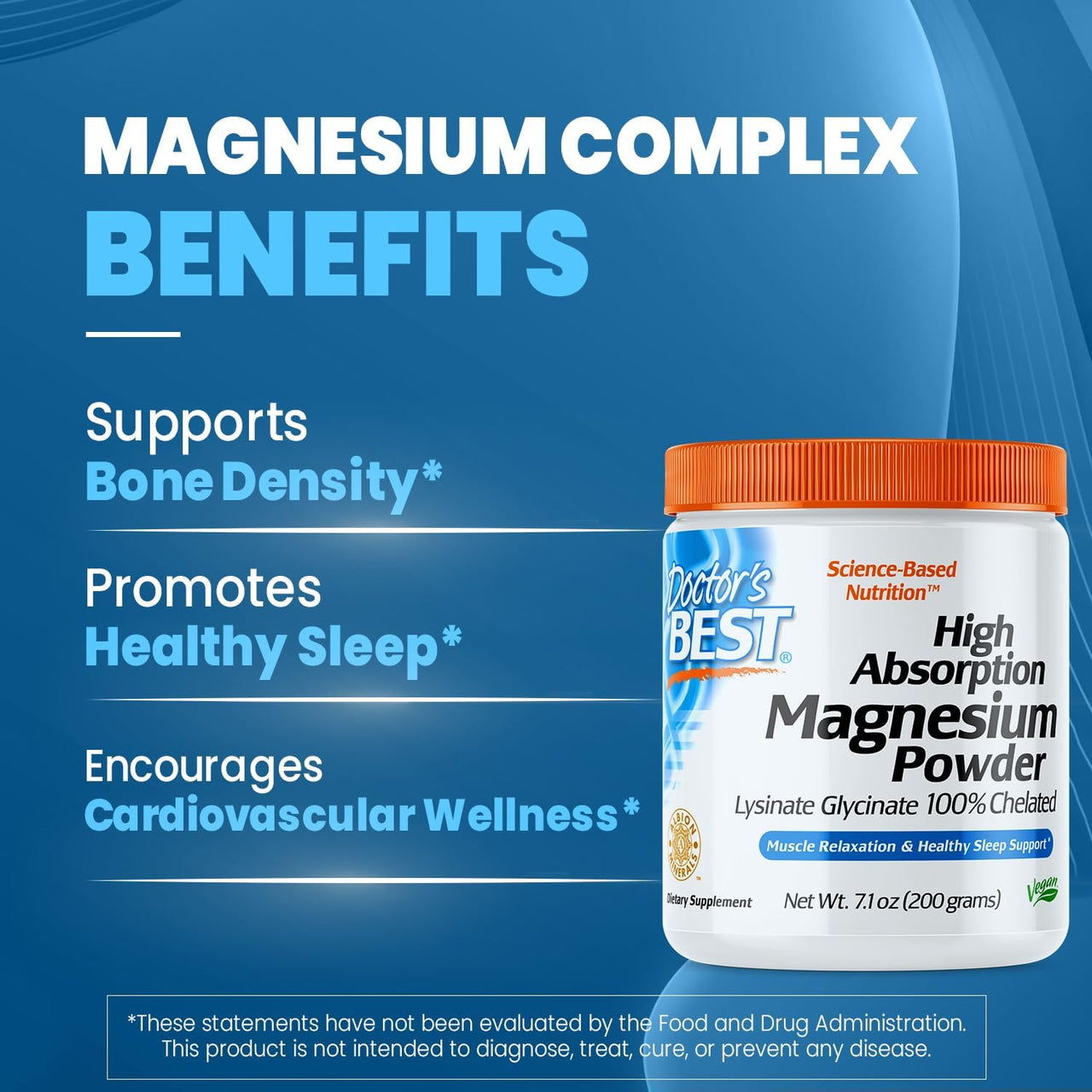 Doctor's Best High Absorption Magnesium Powder