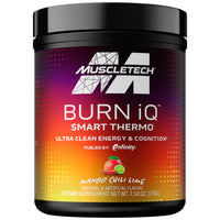 Thumbnail for MuscleTech Burn iQ Smart Thermo Supplement Fueled with Paraxanthine Enhanced Energy & Cognition for Men and Women Mango Chili Lime (50 Servings)