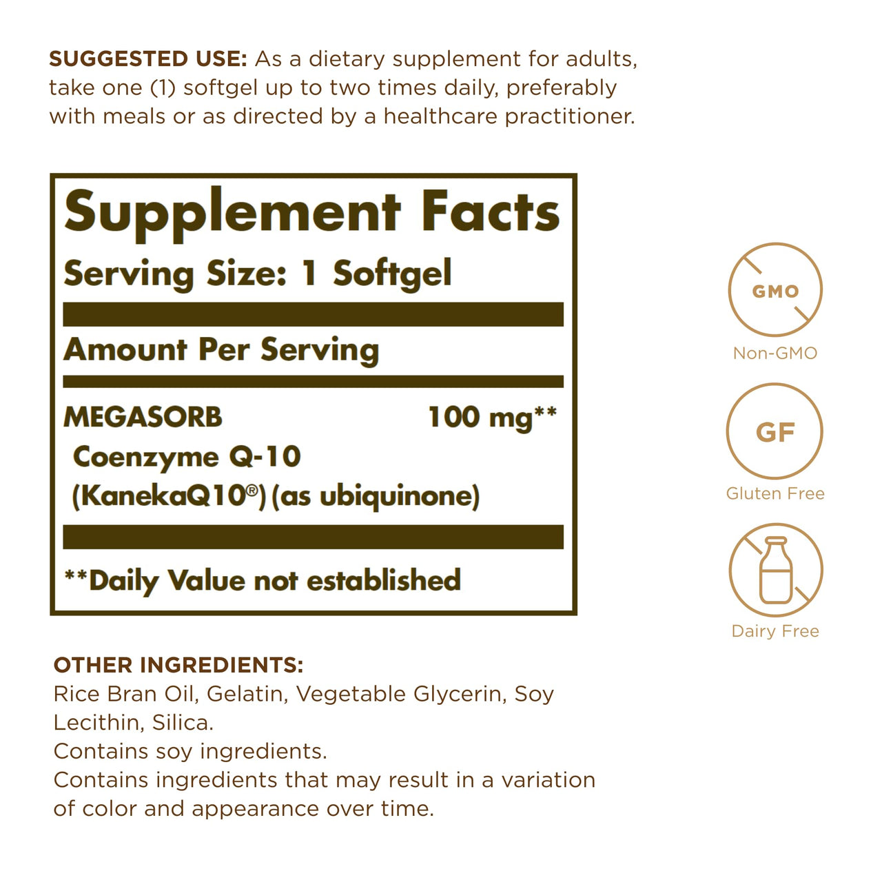 Solgar, Megasorb Coq-10 100 Mg, 60 Softgels