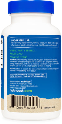 Thumbnail for Nutricost Amla 1000mg, 120 Vegetarian Capsules - CCOF Certified Made with Organic, Non-GMO, Gluten Free, 60 Servings