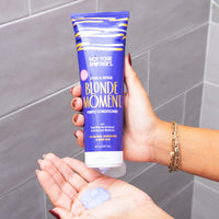 Thumbnail for Not Your Mother's Blonde Moment Purple Shampoo and Conditioner (2-Pack) - 8 fl oz - Ideal for Blonde, Highlighted Brunette, Silver Hair - Helps with Bonding, Anti-Brass Toning, Repair, and Hydration