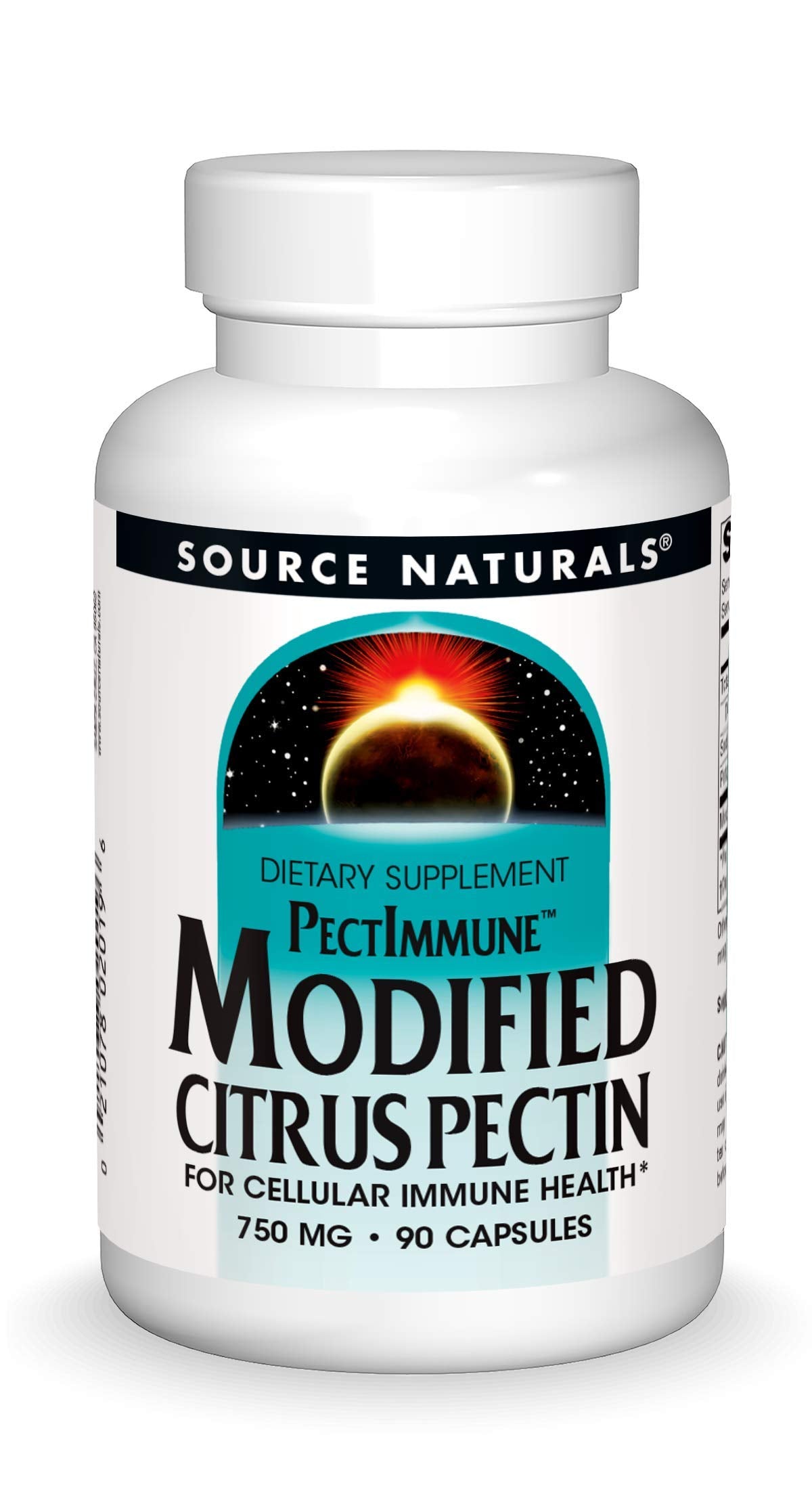 Source Naturals PectImmune, Modified Citrus Pectin, For Cellular Immune Health*, 750 mg - 90 Capsules