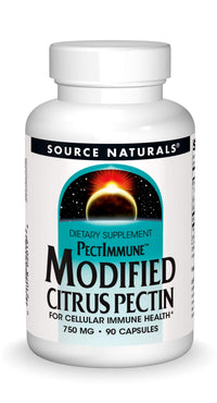 Thumbnail for Source Naturals PectImmune, Modified Citrus Pectin, For Cellular Immune Health*, 750 mg - 90 Capsules