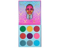 Thumbnail for Juvia's Place Palette The Warrior III - Deep Emerald Green, Red, Violet, Cerulean Blue, Shades of 9, Pigmented Makeup Palette Eye Color & Shine