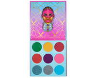 Thumbnail for Juvia's Place Palette The Warrior III - Deep Emerald Green, Red, Violet, Cerulean Blue, Shades of 9, Pigmented Makeup Palette Eye Color & Shine