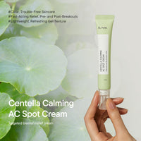 Thumbnail for IUNIK 81% Concentrated Centella Calming Gel Acne Spot Cream w/AHA BHA PHA Salicylic Acid Niacinamide Tea Tree Oil-Free Blemish Pimple Lightweight for Adults & Teens .67 Oz Sensitive Acne-prone skin