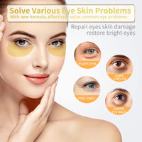 Thumbnail for NAZANO 24K Gold Under Eye Patches - 60 Pack for Puffy Eyes, Dark Circles, Bags & Wrinkles with Collagen & Hyaluronic Acid - Eye Care Pads for Daily Skincare (Gold)