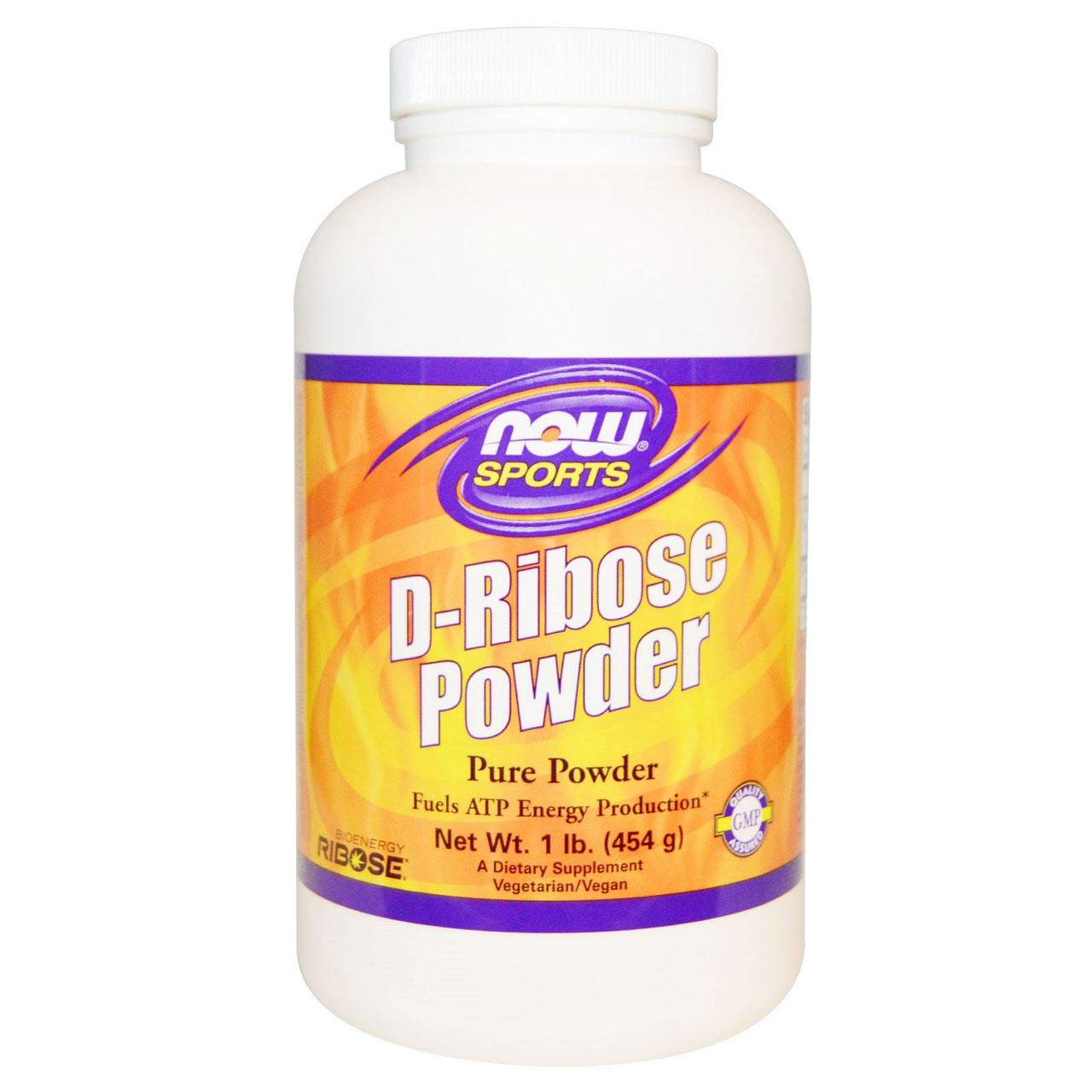 Now Foods D-Ribose Powder 100% Pure - 1 lb. 3 Pack
