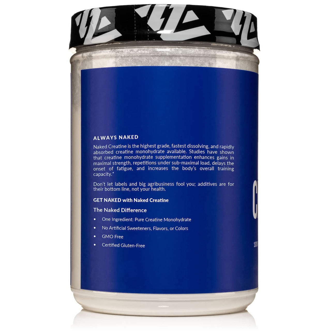 NAKED Pure Micronized Creatine Monohydrate – 200 Servings, 1,000g Bulk – NSF Certified, Vegan, Non-GMO, Gluten & Soy Free - Muscle Building, Strength Training, Gym & Fitness Supplement