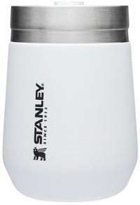 Thumbnail for Stanley GO Everyday Wine Tumbler 10 oz | Press Fit Drink Through Lid | Beverage, Coffee, and Cocktail Cup | Insulated Stainless Steel Wine Glass | BPA-Free | Polar