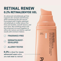 Thumbnail for Prequel Skin Retinal Renew – 0.2% Retinaldehyde Gel with Ectoin, Cica & Jojoba Oil – Smooths Texture, Firms & Evens Tone – Supports Skin Barrier – Dermatologist Developed – Low-Irritation Retinoid