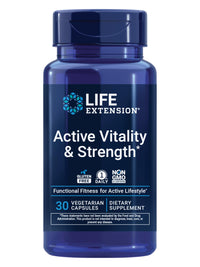 Thumbnail for Life Extension Active Vitality & Strength, Functional Fitness, Muscle Health, Physical Independence, 1-Daily, Non-GMO, Gluten-Free, 30 Capsules