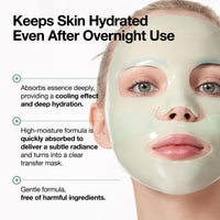 Thumbnail for ANUA Heartleaf 70 Soothing Collagen Mask, Overnight Face Mask for Glass Skin, hyaluronic acid, Collagen, Soothing & hydration Facial Mask for Sensitive Skin, Natural Color, Korean Skin Care (38g, 4ea)