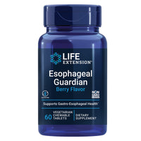 Thumbnail for Life Extension Esophageal Guardian, alginic Acid, Potassium Bicarbonate, get Long-Lasting Relief from gastric Distress, Vegetarian, Non-GMO, Gluten-Free, 60 Vegetarian chewable Tablets