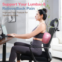 Thumbnail for kisnbld Small Exercise Ball, 9 Inch Mini Pilates Ball, Anti Burst and Slip Resistant Mini Yoga Ball for Stability, Fitness, Physical Therapy, Stretching & Core Strength Workout at Home Gym & Office