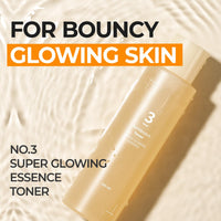 Thumbnail for numbuzin No.3 Toner | Super Glowing Essence Toner | Skin Radiance, Pore Tightening, Skin Texture, Hydration | Fermented Ingredients, Niacinamide, Galactomyces | 6.76 fl. oz.