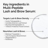 Thumbnail for The Ordinary Multi-Peptide Lash and Brow Serum, Peptide-Powered Formula for Thicker, Fuller Looking Lashes & Brows, 0.16 Fl Oz