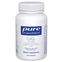 Thumbnail for Pure Encapsulations CoQ10 120 mg - Coenzyme Q10 Supplement for Heart Health, Energy, Antioxidants, Brain & Memory Health - Cellular Health, Cognition & Cardiovascular Support* - 120 Capsules